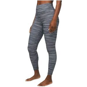 Lululemon Align II Pant Mini Space Dye Herringbone Heathered Sz 6 Black & White